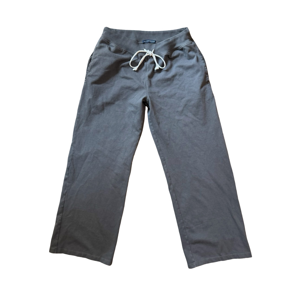 Brandy Melville Gray Wide Leg Sweatpants Lounge Pants Drawstring One Size